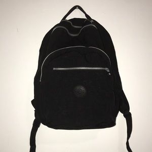 Kipling Black Seoul Go Large Backpack Compartments
